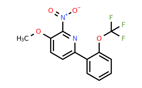 1261450-99-0 | 3-Methoxy-2-nitro-6-(2-(trifluoromethoxy)phenyl)pyridine