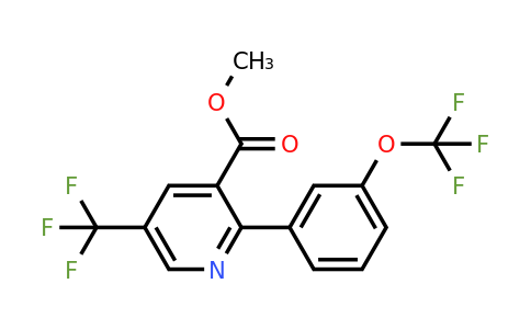 1261451-32-4 | Methyl 2-(3-(trifluoromethoxy)phenyl)-5-(trifluoromethyl)nicotinate