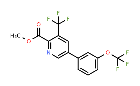 1261451-34-6 | Methyl 5-(3-(trifluoromethoxy)phenyl)-3-(trifluoromethyl)picolinate