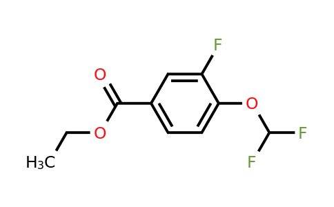 1261451-60-8 | Ethyl 4-(difluoromethoxy)-3-fluorobenzoate