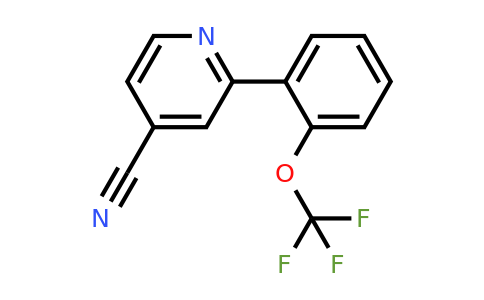 1261451-71-1 | 2-(2-(Trifluoromethoxy)phenyl)isonicotinonitrile