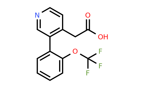 1261451-77-7 | 3-(2-(Trifluoromethoxy)phenyl)pyridine-4-acetic acid