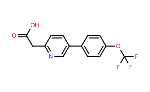 1261451-82-4 | 5-(4-(Trifluoromethoxy)phenyl)pyridine-2-acetic acid