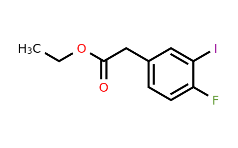1261451-85-7 | Ethyl 4-fluoro-3-iodophenylacetate