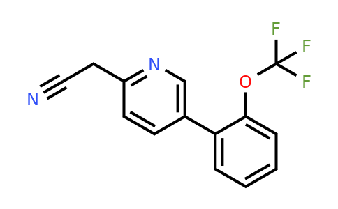 1261451-86-8 | 5-(2-(Trifluoromethoxy)phenyl)pyridine-2-acetonitrile