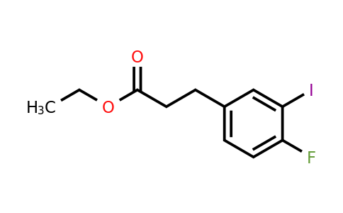1261451-87-9 | Ethyl 3-(4'-fluoro-3'-iodophenyl)propionate