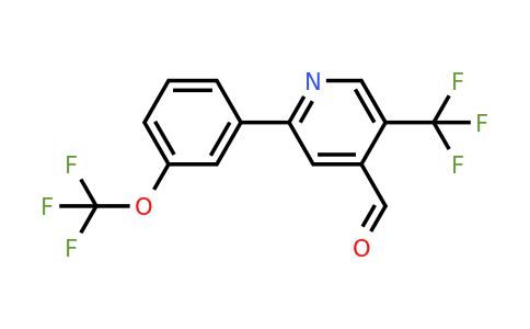 1261452-25-8 | 2-(3-(Trifluoromethoxy)phenyl)-5-(trifluoromethyl)isonicotinaldehyde