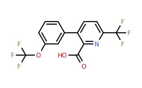 1261452-32-7 | 3-(3-(Trifluoromethoxy)phenyl)-6-(trifluoromethyl)picolinic acid