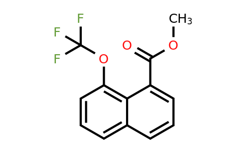 1261452-76-9 | Methyl 1-(trifluoromethoxy)naphthalene-8-carboxylate