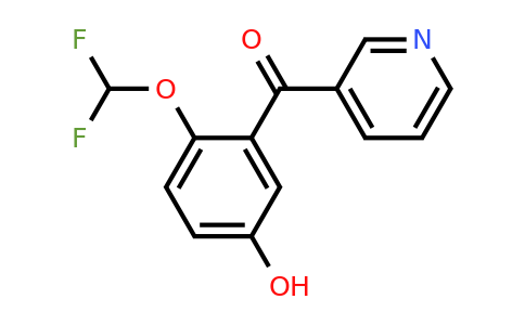 1261452-84-9 | 3-(2-(Difluoromethoxy)-5-hydroxybenzoyl)pyridine