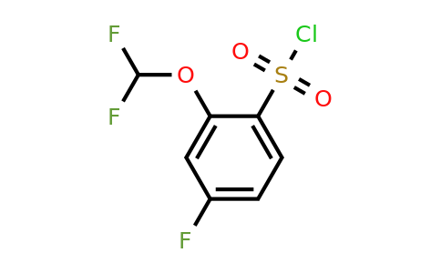 1261453-16-0 | 2-(Difluoromethoxy)-4-fluorobenzenesulfonyl chloride