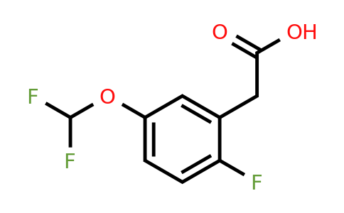 1261453-20-6 | 5-(Difluoromethoxy)-2-fluorophenylacetic acid