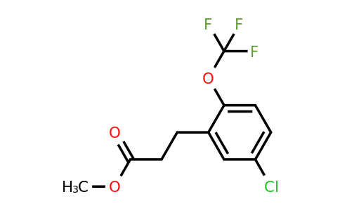 1261453-48-8 | Methyl 3-(5'-chloro-2'-(trifluoromethoxy)phenyl)propionate