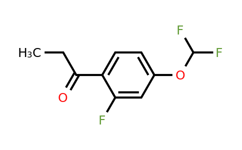 1261453-51-3 | 4'-(Difluoromethoxy)-2'-fluoropropiophenone