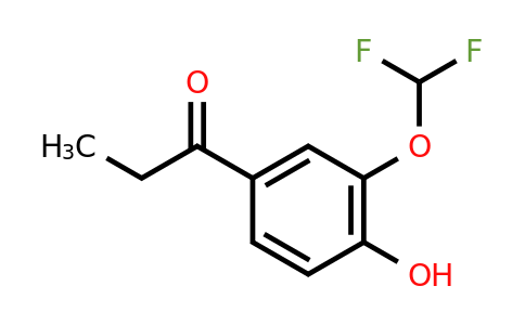 1261453-55-7 | 3'-(Difluoromethoxy)-4'-hydroxypropiophenone