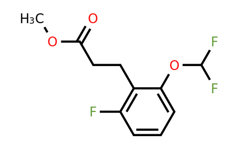 1261453-59-1 | Methyl 3-(2'-(difluoromethoxy)-6'-fluorophenyl)propionate