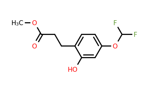 1261453-64-8 | Methyl 3-(4'-(difluoromethoxy)-2'-hydroxyphenyl)propionate