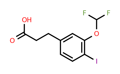 1261453-65-9 | 3-(3'-(Difluoromethoxy)-4'-iodophenyl)propionic acid