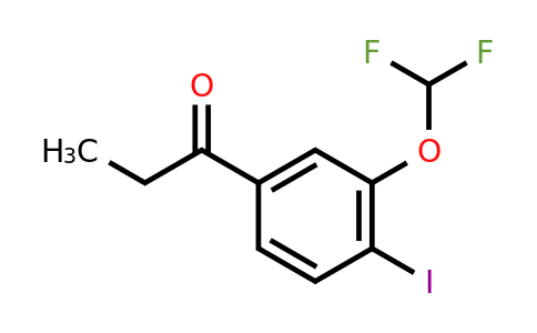 1261453-66-0 | 3'-(Difluoromethoxy)-4'-iodopropiophenone