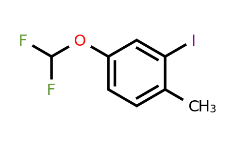 1261453-69-3 | 4-(Difluoromethoxy)-2-iodotoluene