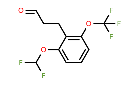 1261453-81-9 | 3-(2'-(Difluoromethoxy)-6'-(trifluoromethoxy)phenyl)propionaldehyde