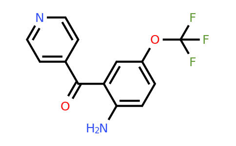 1261454-25-4 | 4-(2-Amino-5-(trifluoromethoxy)benzoyl)pyridine