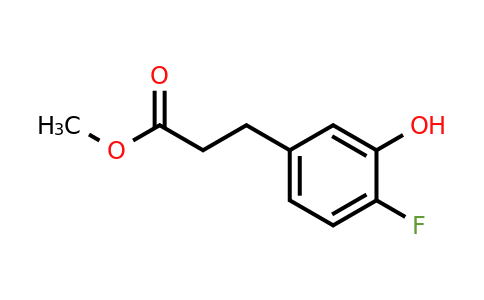 1261454-34-5 | Methyl 3-(4'-fluoro-3'-hydroxyphenyl)propionate