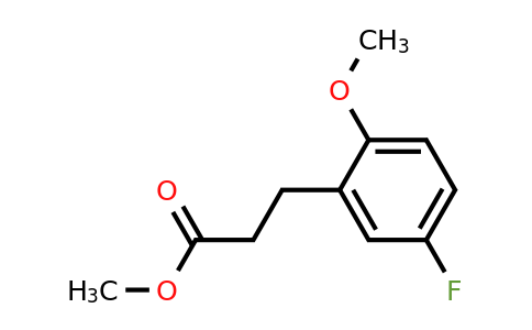 1261454-47-0 | Methyl 3-(5'-fluoro-2'-methoxyphenyl)propionate