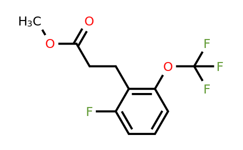 1261454-53-8 | Methyl 3-(2'-fluoro-6'-(trifluoromethoxy)phenyl)propionate