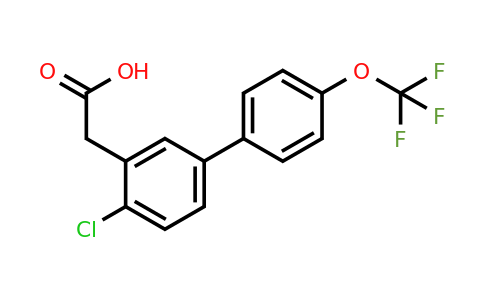 1261454-87-8 | 4-Chloro-4'-(trifluoromethoxy)biphenyl-3-acetic acid