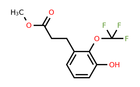 1261454-90-3 | Methyl 3-(3'-hydroxy-2'-(trifluoromethoxy)phenyl)propionate