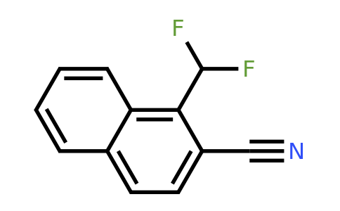 1261455-85-9 | 2-Cyano-1-(difluoromethyl)naphthalene