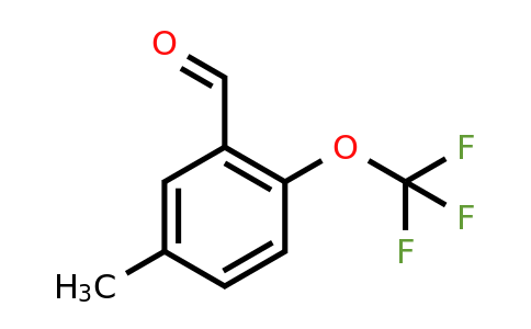 1261455-89-3 | 5-Methyl-2-(trifluoromethoxy)benzaldehyde