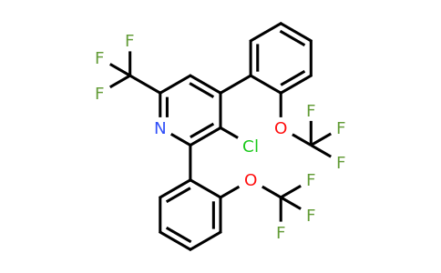 1261456-54-5 | 2,4-Bis(2-(trifluoromethoxy)phenyl)-3-chloro-6-(trifluoromethyl)pyridine