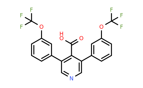 1261456-65-8 | 3,5-Bis(3-(trifluoromethoxy)phenyl)isonicotinic acid