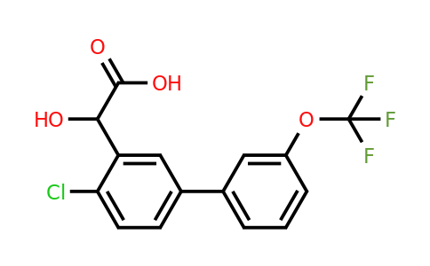 1261456-75-0 | (4-Chloro-3'-(trifluoromethoxy)biphenyl-3-yl)-hydroxyacetic acid