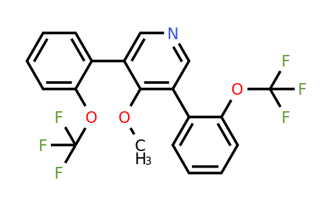 1261456-80-7 | 3,5-Bis(2-(trifluoromethoxy)phenyl)-4-methoxypyridine