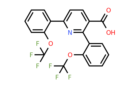 1261456-97-6 | 2,6-Bis(2-(trifluoromethoxy)phenyl)nicotinic acid