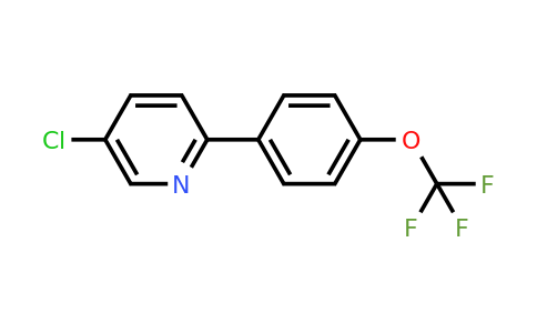 1261457-00-4 | 5-Chloro-2-(4-(trifluoromethoxy)phenyl)pyridine
