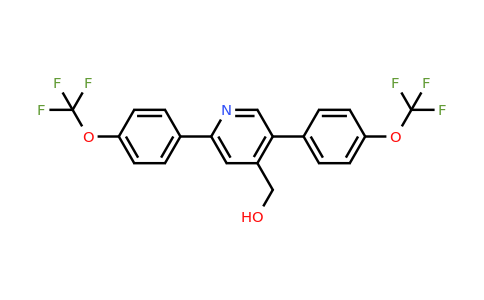 1261457-14-0 | 2,5-Bis(4-(trifluoromethoxy)phenyl)pyridine-4-methanol