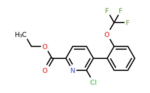 1261457-37-7 | Ethyl 6-chloro-5-(2-(trifluoromethoxy)phenyl)picolinate