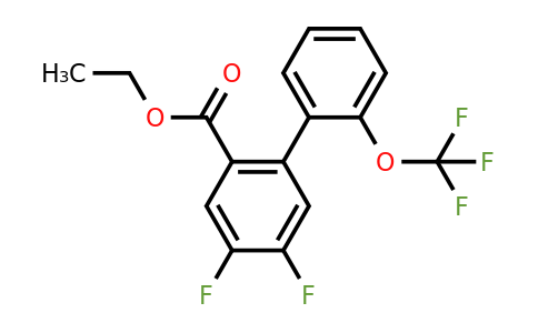1261457-57-1 | Ethyl 4,5-difluoro-2'-(trifluoromethoxy)biphenyl-2-carboxylate