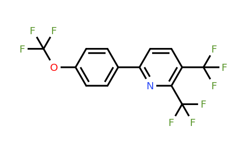 1261457-65-1 | 2,3-Bis(trifluoromethyl)-6-(4-(trifluoromethoxy)phenyl)pyridine