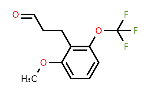 1261457-67-3 | 3-(2'-Methoxy-6'-(trifluoromethoxy)phenyl)propionaldehyde