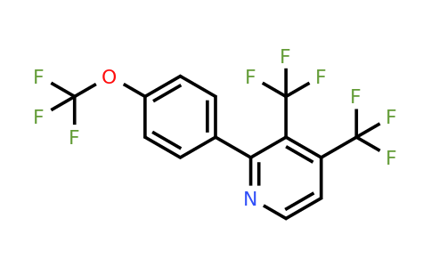 1261457-81-1 | 3,4-Bis(trifluoromethyl)-2-(4-(trifluoromethoxy)phenyl)pyridine