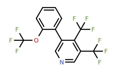 1261457-83-3 | 4,5-Bis(trifluoromethyl)-3-(2-(trifluoromethoxy)phenyl)pyridine