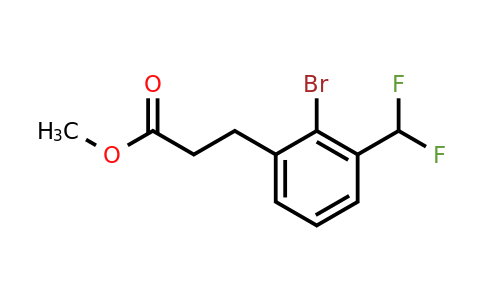 1261458-73-4 | Methyl 3-(2'-bromo-3'-(difluoromethyl)phenyl)propionate