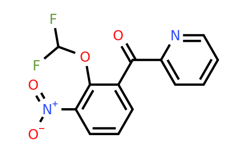 1261458-96-1 | 2-(2-(Difluoromethoxy)-3-nitrobenzoyl)pyridine