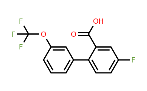 1261460-00-7 | 4-Fluoro-3'-(trifluoromethoxy)biphenyl-2-carboxylic acid
