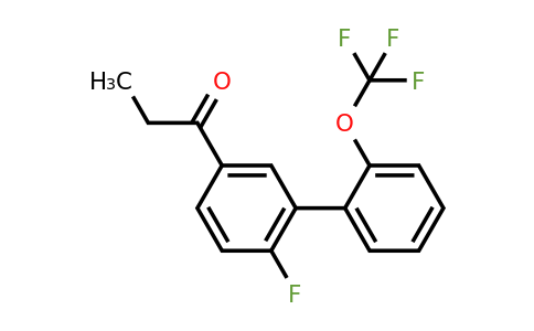 1261460-22-3 | 1-(6-Fluoro-2'-(trifluoromethoxy)biphenyl-3-yl)-propan-1-one